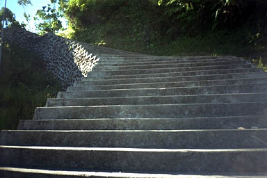 Volcano Mount Agung Bali upstairs