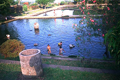 Tirta Ganga Water Palace Bali bathing