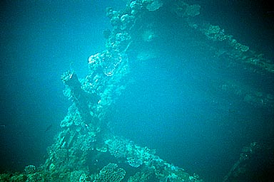 Tulamben Liberty Shipwreck wreckage
